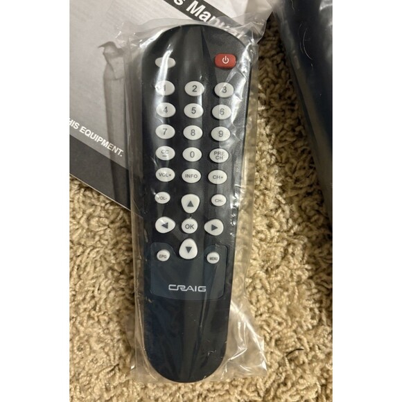 Craig CVD506 Analog to Digital Broadcast Converter Remote Control OPEN BOX - Picture 6 of 11